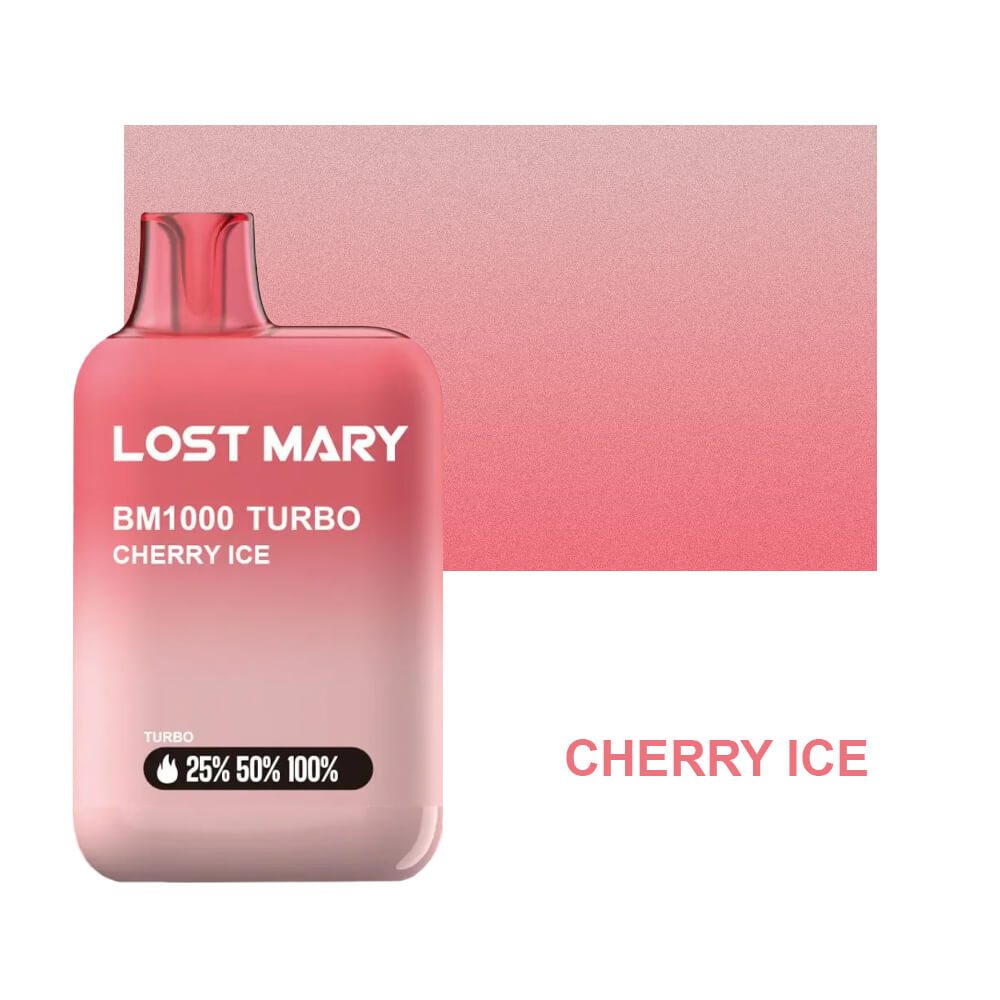 lost mary bm1000 turbo Cherry Ice – 1000 potahů Sabor:Nube de arándano P&B (BlueCtnCdy) why is my vuse 510 threaded batteries