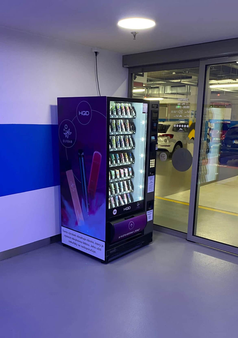 Elfbar Automaty Fyzické automaty s jednorázovými cigaretami elfbarscz