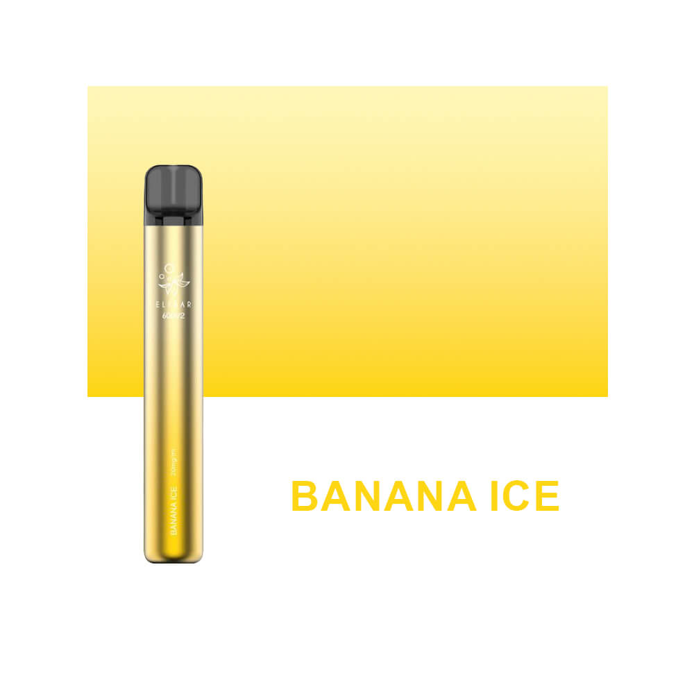 Elfbar Banana Ice V2 600 Nový druh elfbaru verze dva prodej elfbary praha obchod elfbar velkoobchod