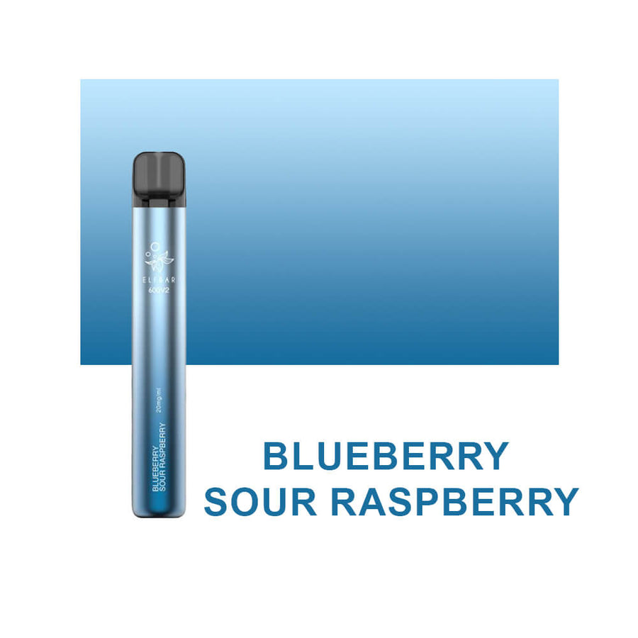 Elfbar Blueberry Sour raspberry V2 600 Nový druh elfbaru verze dva prodej elfbary praha obchod elfbar velkoobchod