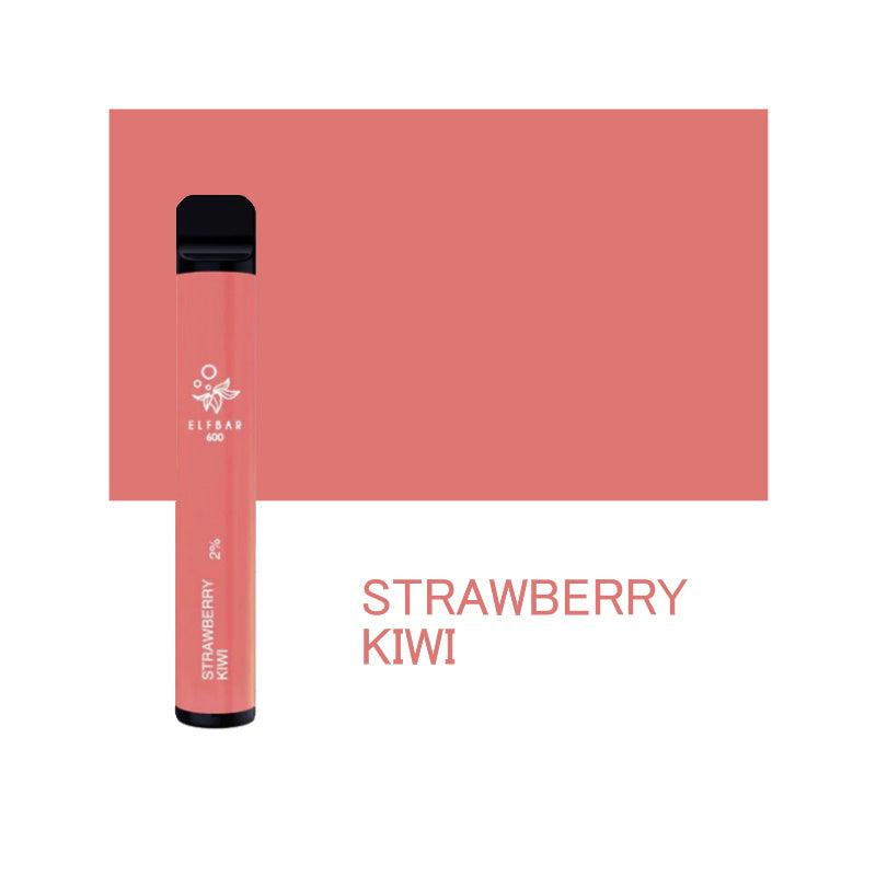 Elf Bar Jednorázová Elektronická Cigareta ElfBar z eshopu ElfBars.cz Chutné příchutě hustý dým nejlepší vape jahoda kiwi strawberry kiwi