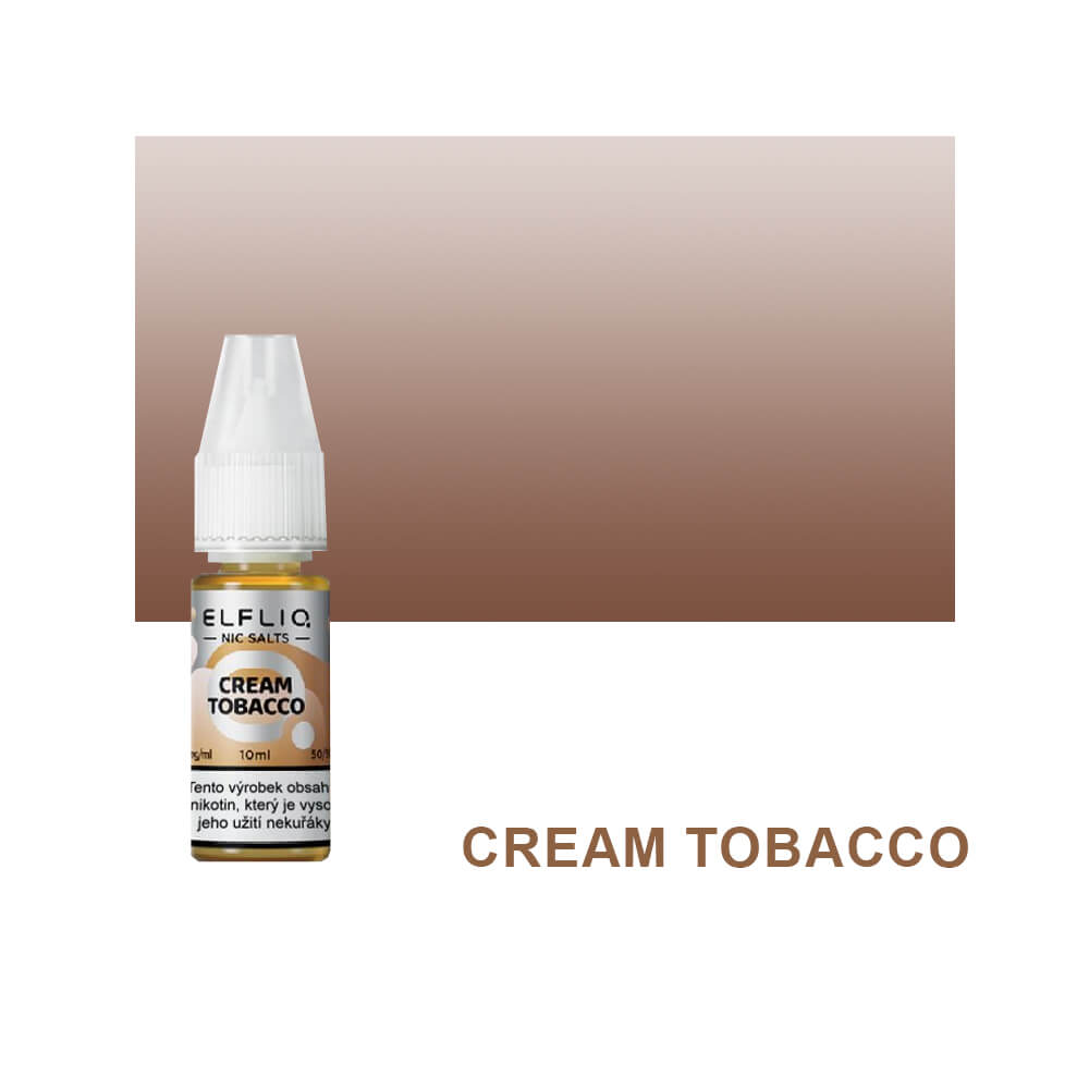 liquido elf bar cream tobacco ElfLiq Cream Tobacco Elfbar Liquido 10ml main image 0