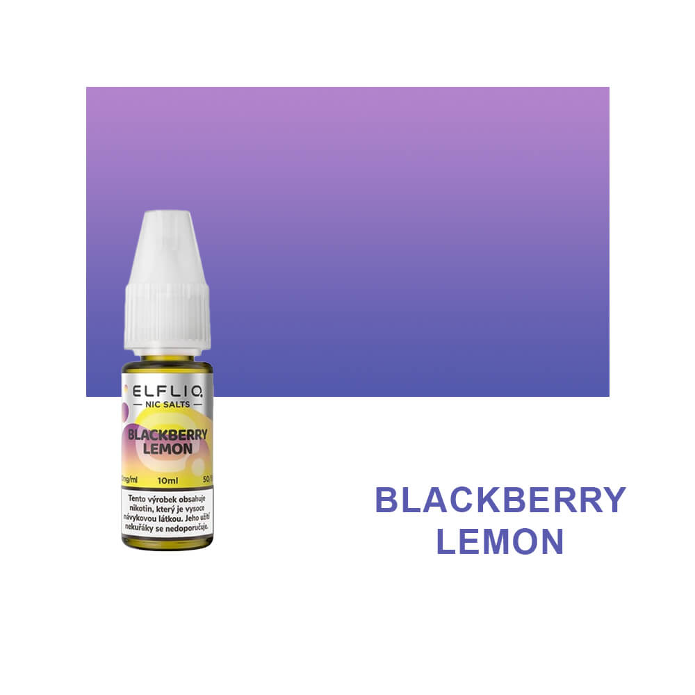 E-liquid Elf Liq Blackberry Lemon - Ostružinovo-citronová příchuť