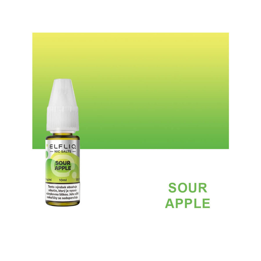 elf bar elfbar elfliq e liquid sour apple prodej elfbar