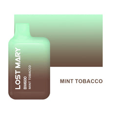 Lost Mary BM600 - Mint Tobacco: 600 potahů, 20mg/ml nikotin