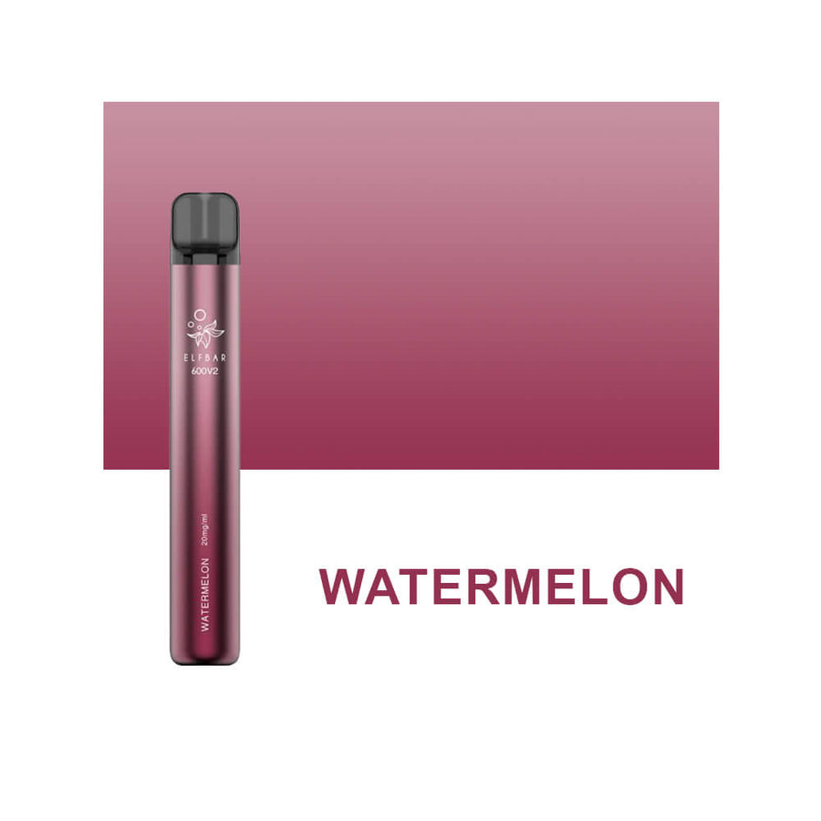 Elfbar watermelon V2 600 Nový druh elfbaru verze dva prodej elfbary praha obchod elfbar velkoobchod